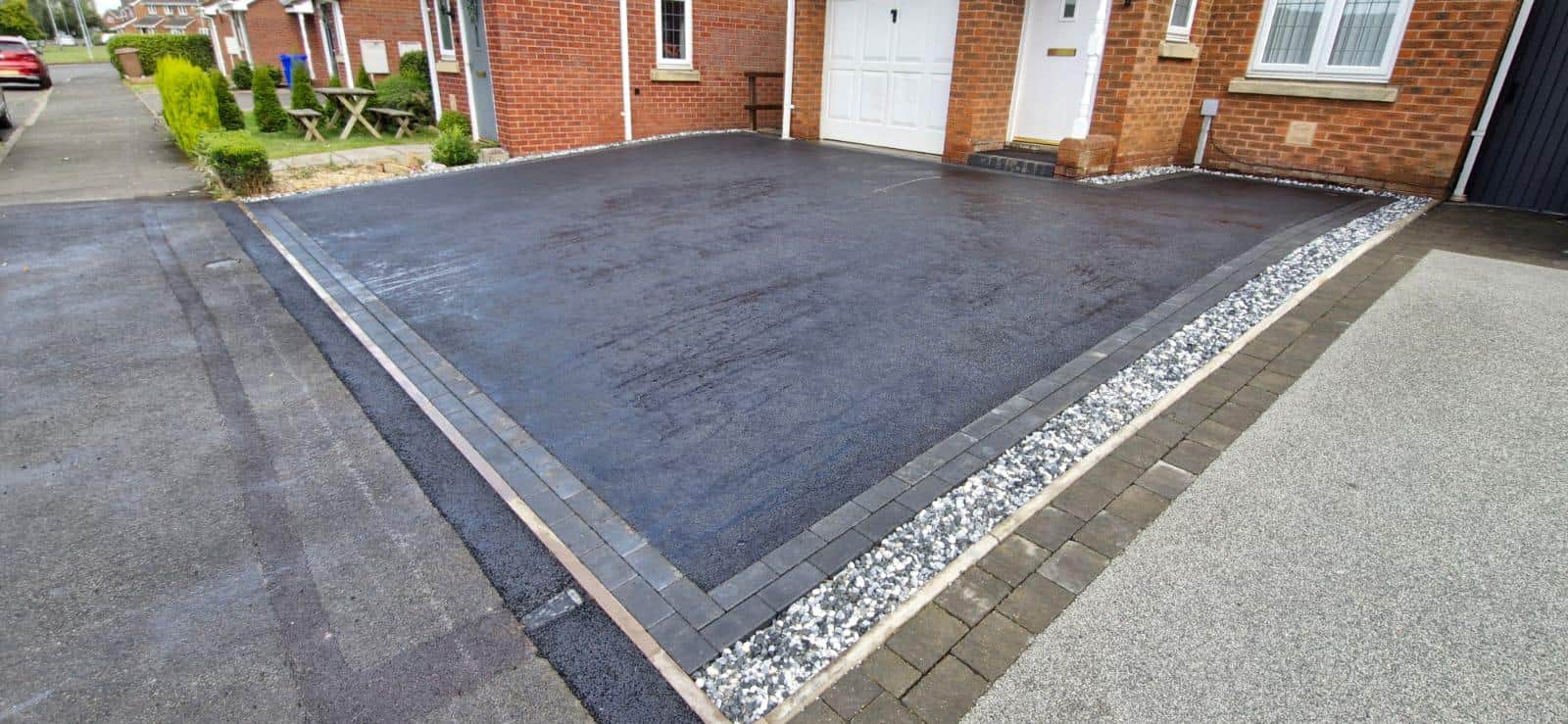 Tarmac Driveway Expansion with Gravel Trap Border in Westport Lake, Tunstall by Active Driveways