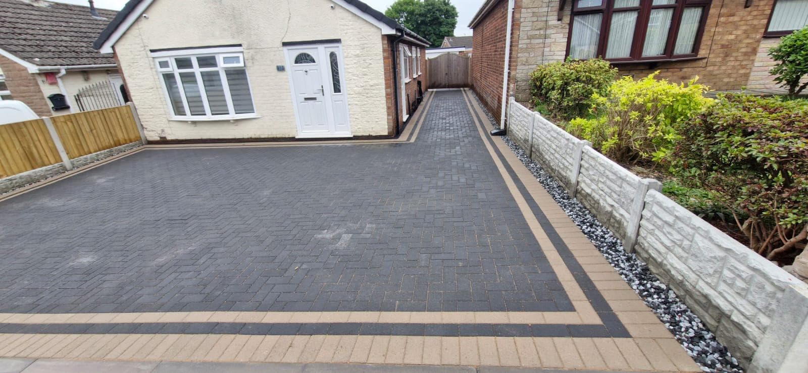 Accessibility Transformation with Level Driveway & Garden in Bradley, Stoke-on-Trent by Active Driveways