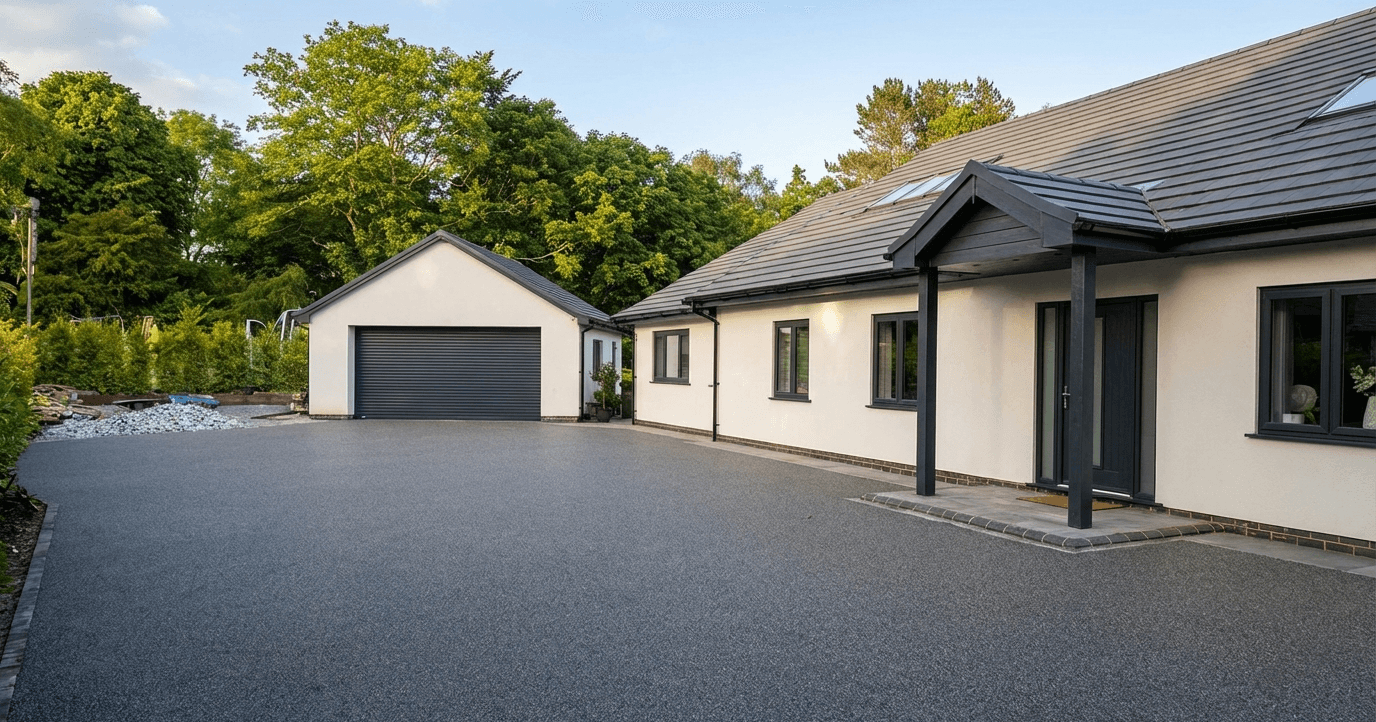 After - Newly paved driveway by Active Driveways