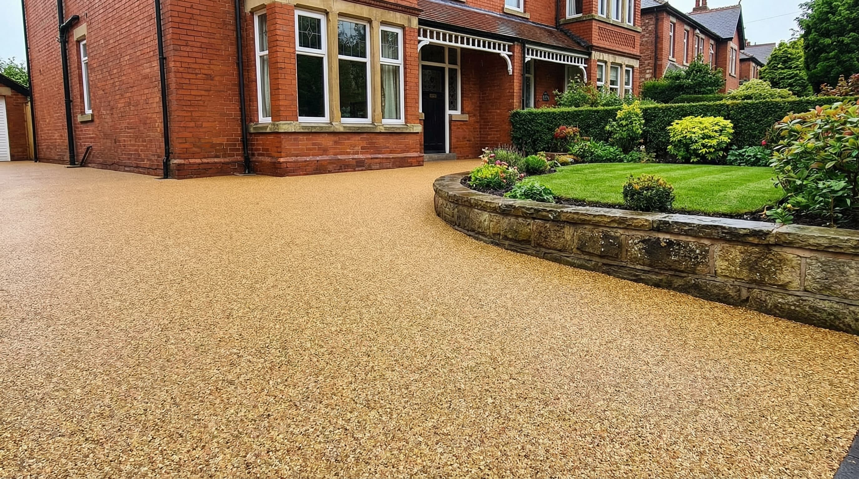 Beautiful resin bound driveway installation by Active Driveways